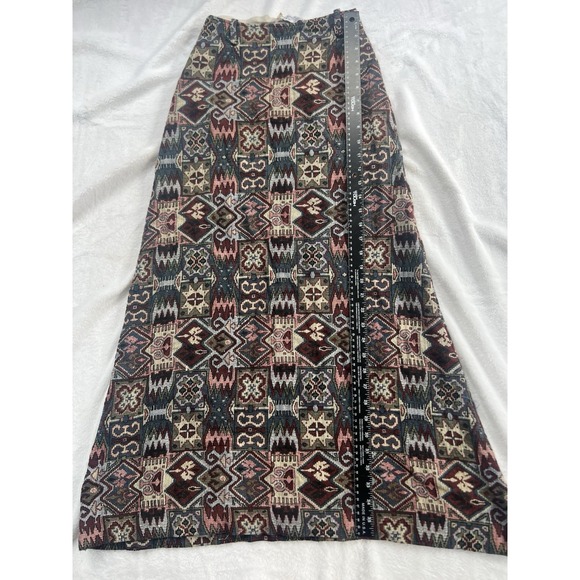 Vintage SUMMIT OF BOSTON Tapestry‎ Retro Midi Geometric Skirt Small - Picture 15 of 16